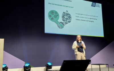 „Sport schafft Wer­te“ setzt Zei­chen auf der ISPO