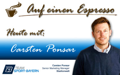 Auf einen Espres­so mit Cars­ten Pon­s­ar, Seni­or Mar­ke­ting Mana­ger bei Stadionwelt